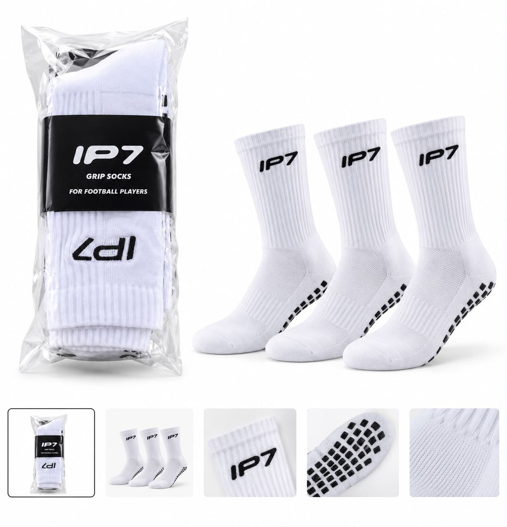 ProGrip Elite - מארז 3 זוגות גרבי גריפ מקצועיות לכדורגל